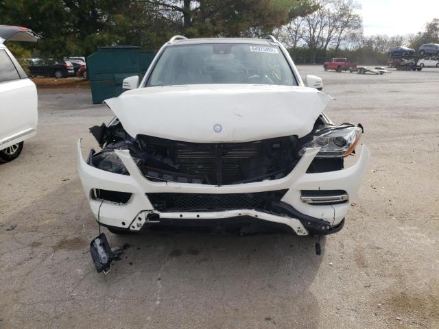 4JGDA5HB9CA052092 - 2012 MERCEDES-BENZ ML 350 4MA WHITE photo 9