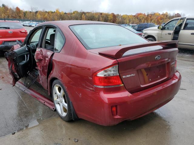 4S3BL616796229808 - 2009 SUBARU LEGACY BURGUNDY photo 3