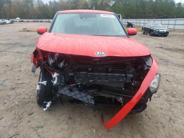 KNDJ23AUXM7****** - 2021 KIA SOUL LX RED photo 9