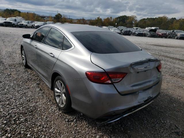 1C3CCCAB6FN687488 - 2015 CHRYSLER 200 LIMITE SILVER photo 3