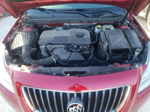 2G4GR5EK8C9186789 - 2012 BUICK REGAL RED photo 7