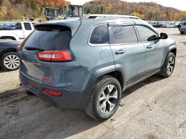 1C4PJMBS6FW623937 - 2015 JEEP CHEROKEE T GRAY photo 4