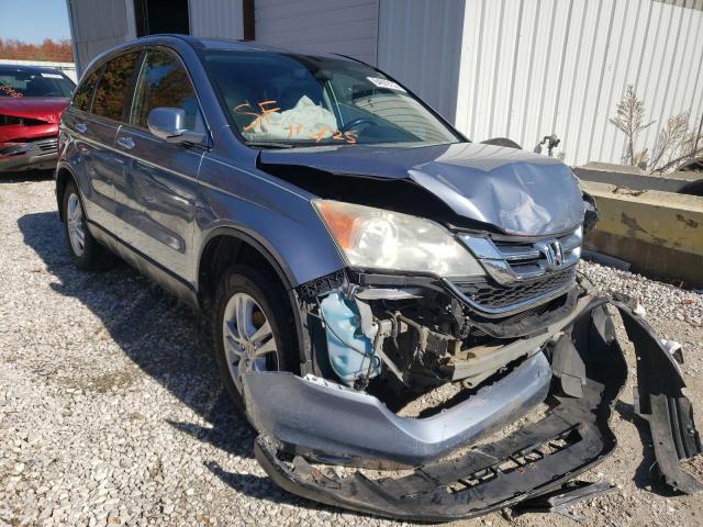 5J6RE4H77BL084928 - 2011 HONDA CR-V EXL BLUE photo 1