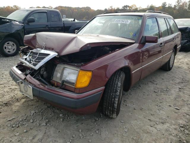 WDBEA90E7NF202274 - 1992 MERCEDES-BENZ 300 TE MAROON photo 2