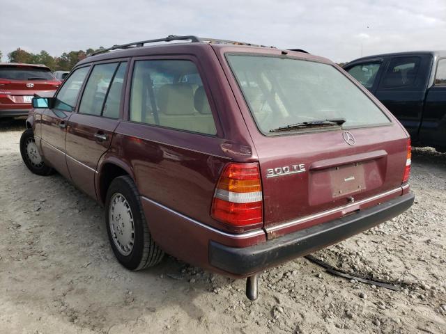 WDBEA90E7NF202274 - 1992 MERCEDES-BENZ 300 TE MAROON photo 3