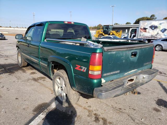 2GCEK19T5Y1261627 - 2000 CHEVROLET silverado GREEN photo 3