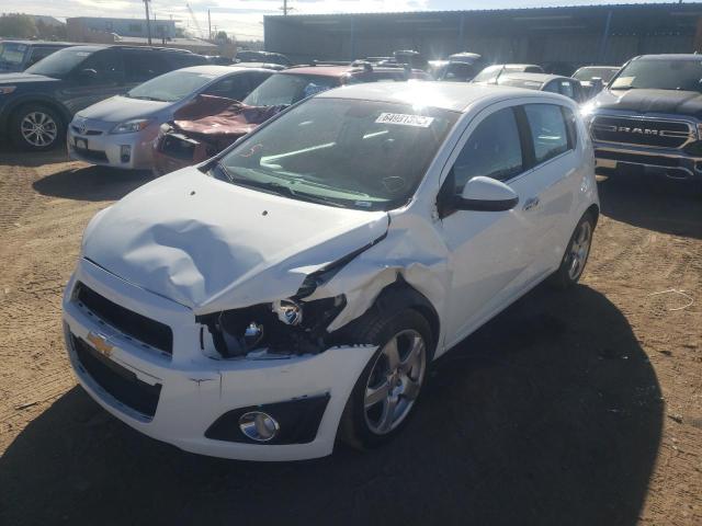 1G1JE6SH1D4102023 - 2013 CHEVROLET SONIC LTZ WHITE photo 2