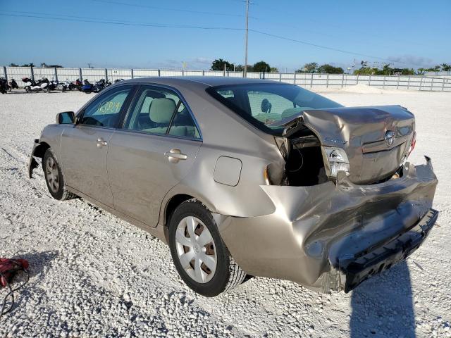 4T1BE46K67U149862 - 2007 TOYOTA CAMRY CE BEIGE photo 2