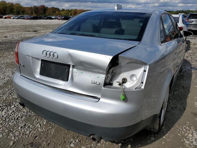 WAUJT68E44A112506 - 2004 AUDI A4 3.0 SILVER photo 9