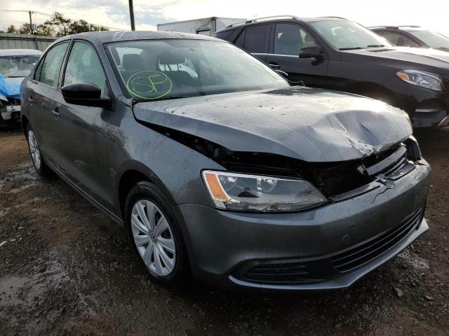 3VW2K7AJ0BM379128 - 2011 VOLKSWAGEN JETTA BASE GRAY photo 1
