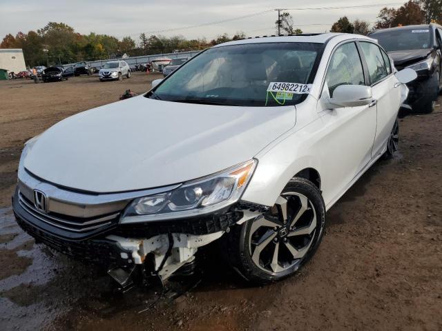 1HGCR2F86GA077103 - 2016 HONDA ACCORD EXL WHITE photo 2