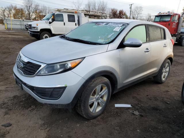 KNDPB3A28D7379417 - 2013 KIA SPORTAGE B SILVER photo 2