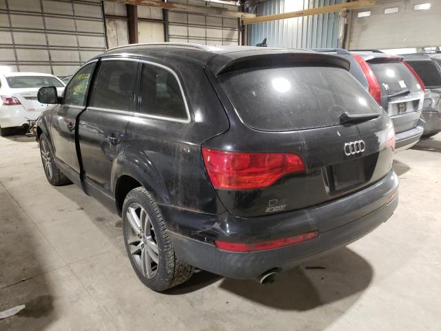 WA1BY94L07D028713 - 2007 AUDI Q7 3.6 QUA BLACK photo 3