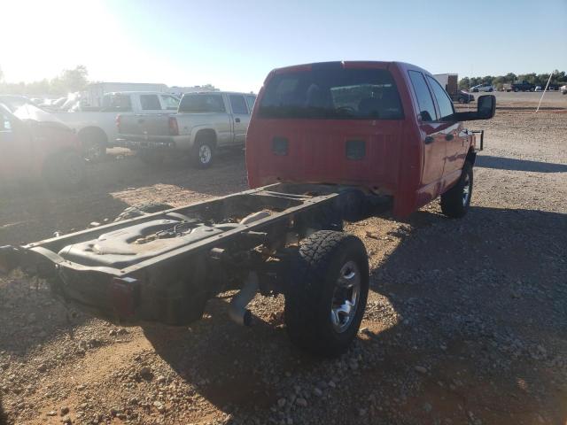 3D6WH38A58G197749 - 2008 DODGE RAM 3500 S RED photo 4