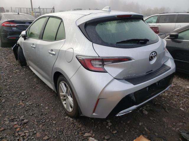 JTND4MBE4N3174807 - 2022 TOYOTA COROLLA SE SILVER photo 3