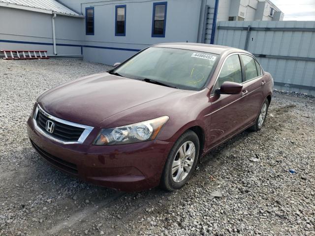 1HGCP264X8A019239 - 2008 HONDA ACCORD LXP BURGUNDY photo 2