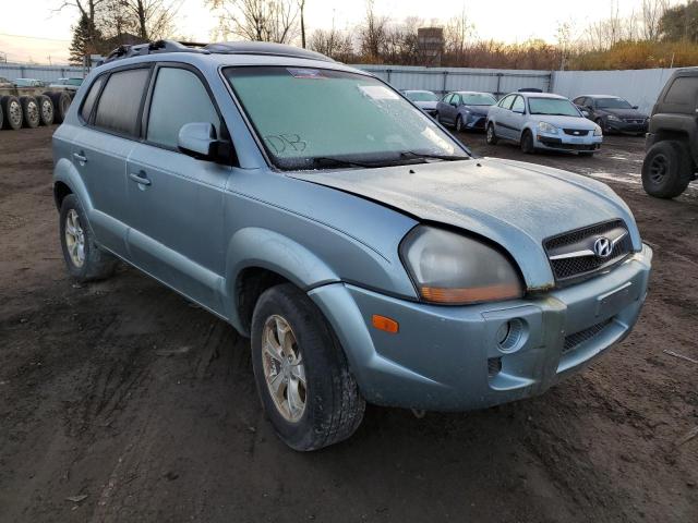 KM8JN12D49U968177 - 2009 HYUNDAI TUCSON SE BLUE photo 1