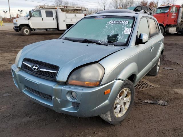 KM8JN12D49U968177 - 2009 HYUNDAI TUCSON SE BLUE photo 9