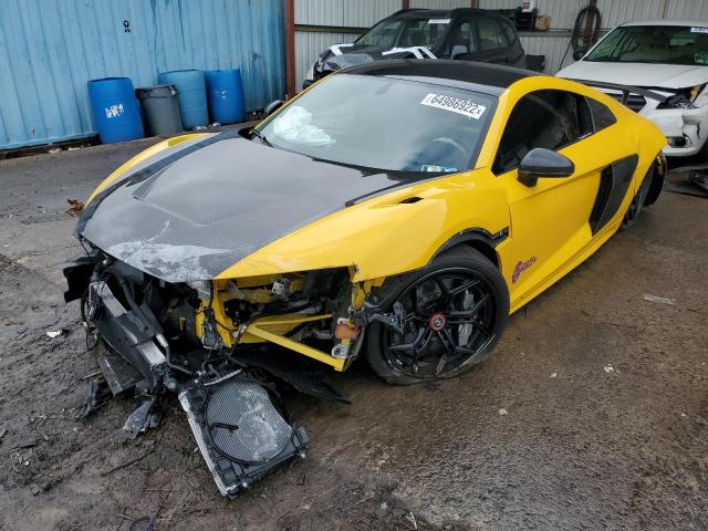 WUAKBAFX0H7904014 - 2017 AUDI R8 5.2 PLU YELLOW photo 2