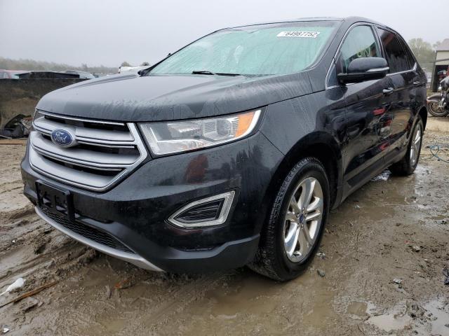 2FMTK3J85FBB25527 - 2015 FORD EDGE SEL BLACK photo 2