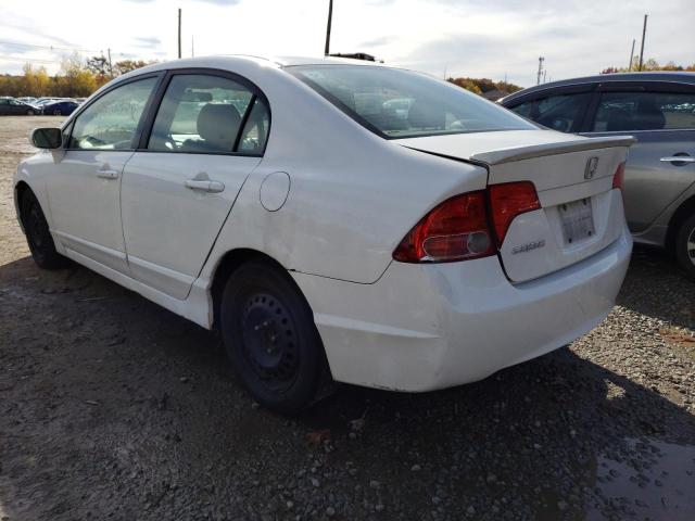 2HGFA16968H530310 - 2008 HONDA CIVIC EXL 白色 照片 3