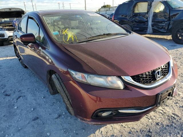 2HGFB2F92FH513603 - 2015 HONDA CIVIC EXL Bordo foto 1