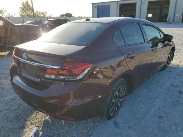 2HGFB2F92FH513603 - 2015 HONDA CIVIC EXL Bordo foto 4