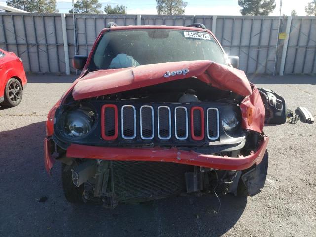 ZACCJAAT0FPB25012 - 2015 JEEP RENEGADE S RED photo 5