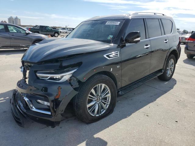 JN8AZ2NF7J9663313 - 2018 INFINITI QX80 BASE BLACK photo 2