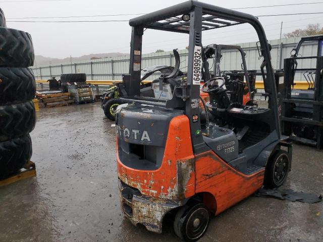 68521 - 2015 TOYOTA FORKLIFT ORANGE photo 4