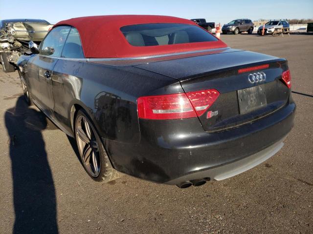 WAUVGAFH1AN020053 - 2010 AUDI S5 PRESTIG BLACK photo 3