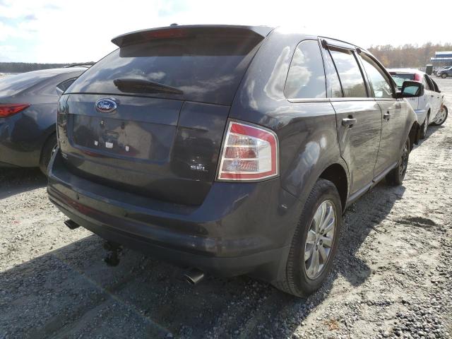 2FMDK39C57BB12131 - 2007 FORD EDGE SEL P BLACK photo 4