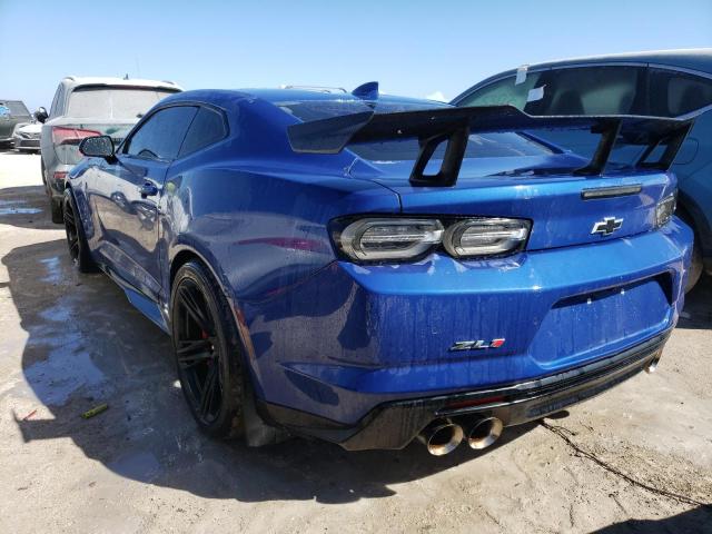 1G1FJ1R60K0117805 - 2019 CHEVROLET CAMARO ZL1 蓝色 照片 3