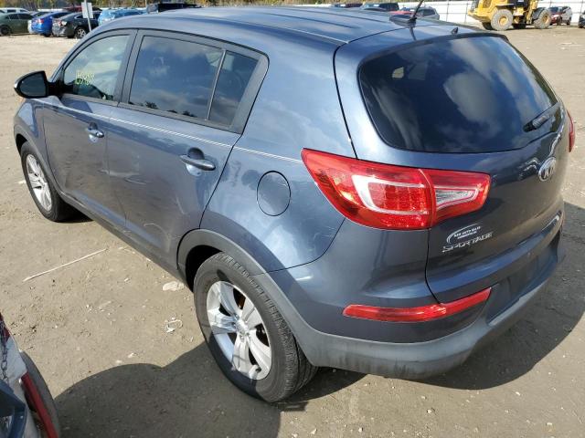 KNDPB3A27D7399559 - 2013 KIA SPORTAGE B BLUE photo 3