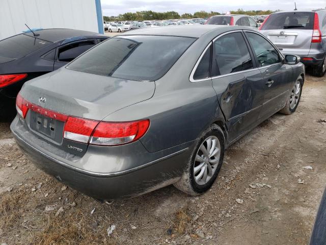 KMHFC46F67A140316 - 2007 HYUNDAI AZERA SE GREEN photo 4