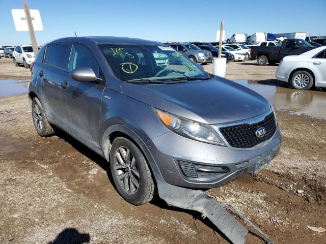 KNDPBCAC7G7864161 - 2016 KIA SPORTAGE L SILVER photo 1