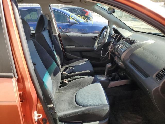 JHMGD38667S061282 - 2007 HONDA FIT S ORANGE photo 5