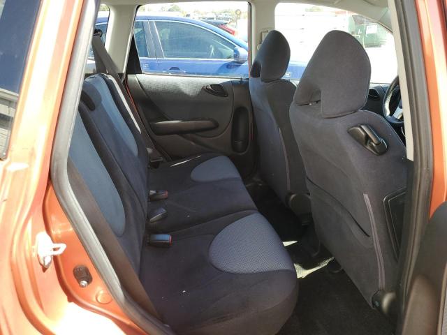 JHMGD38667S061282 - 2007 HONDA FIT S ORANGE photo 6