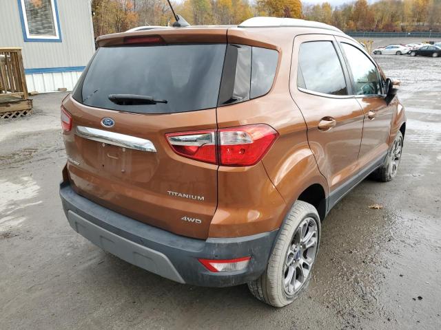 MAJ6P1WL8JC206878 - 2018 FORD ECOSPORT T BROWN photo 4