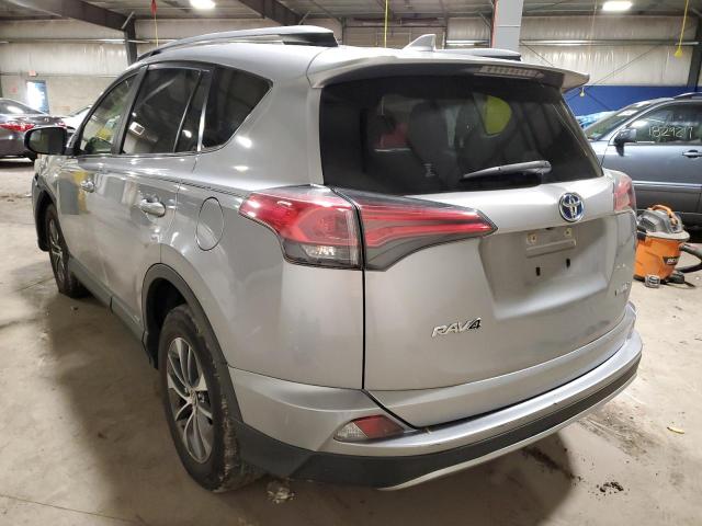 JTMRJREV7JD239049 - 2018 TOYOTA RAV4 HV LE SILVER photo 3