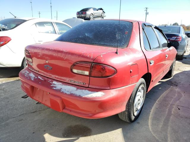 1G1JF5243V7233121 - 1997 CHEVROLET CAVALIER L RED photo 4