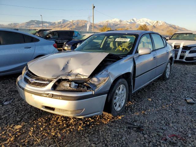 2G1WF52E859395131 - 2005 CHEVROLET IMPALA SILVER photo 2