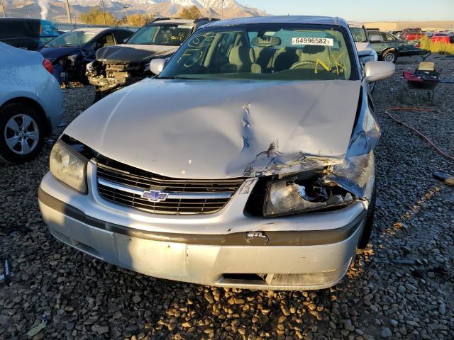 2G1WF52E859395131 - 2005 CHEVROLET IMPALA SILVER photo 9