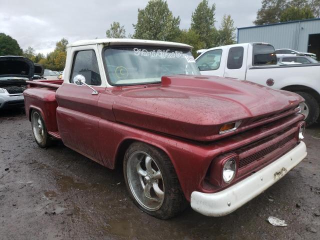 C1445Z168518 - 1965 CHEVROLET PICKUP BURGUNDY photo 1