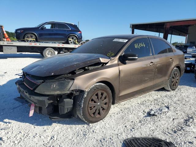 3VW2K7AJ9EM304688 - 2014 VOLKSWAGEN JETTA BASE 棕色 照片 2