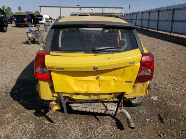 1B3HE78K27D556155 - 2007 DODGE CALIBER R/ YELLOW photo 9