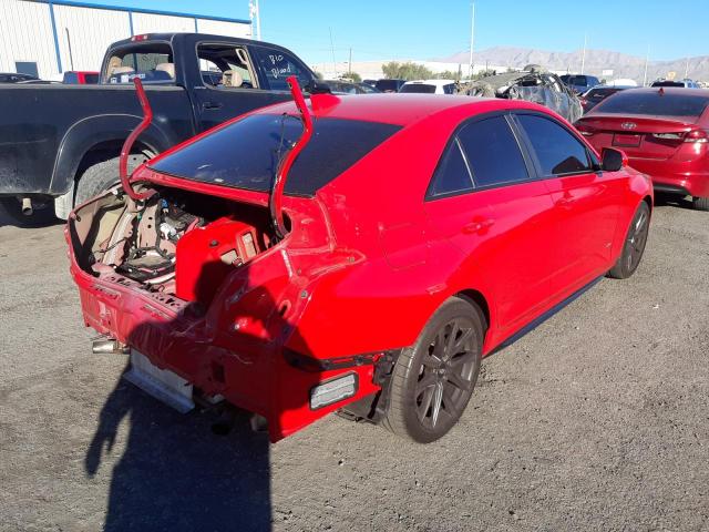 1G6DD5RL8L0154835 - 2020 CADILLAC CT4-V RED photo 4