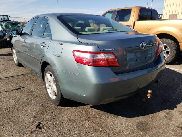 4T1BE46K37U660350 - 2007 TOYOTA CAMRY CE TEAL photo 3