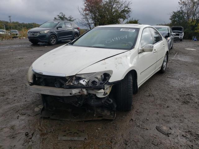 JH4KB165X5C019154 - 2005 ACURA RL WHITE photo 2