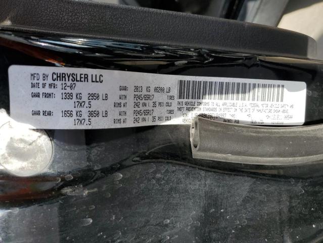 1J8HH48K28C184997 - 2008 JEEP COMMANDER 黑色 照片 10